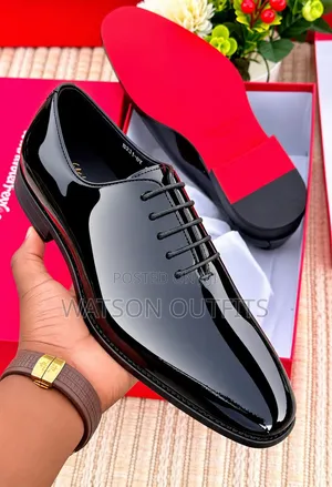 Salvatore Feragamo and DIOR Materials Design Men's Leather Shoes