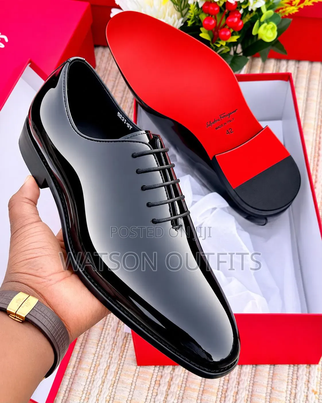 Salvatore Feragamo and DIOR Materials Design Men's Leather Shoes