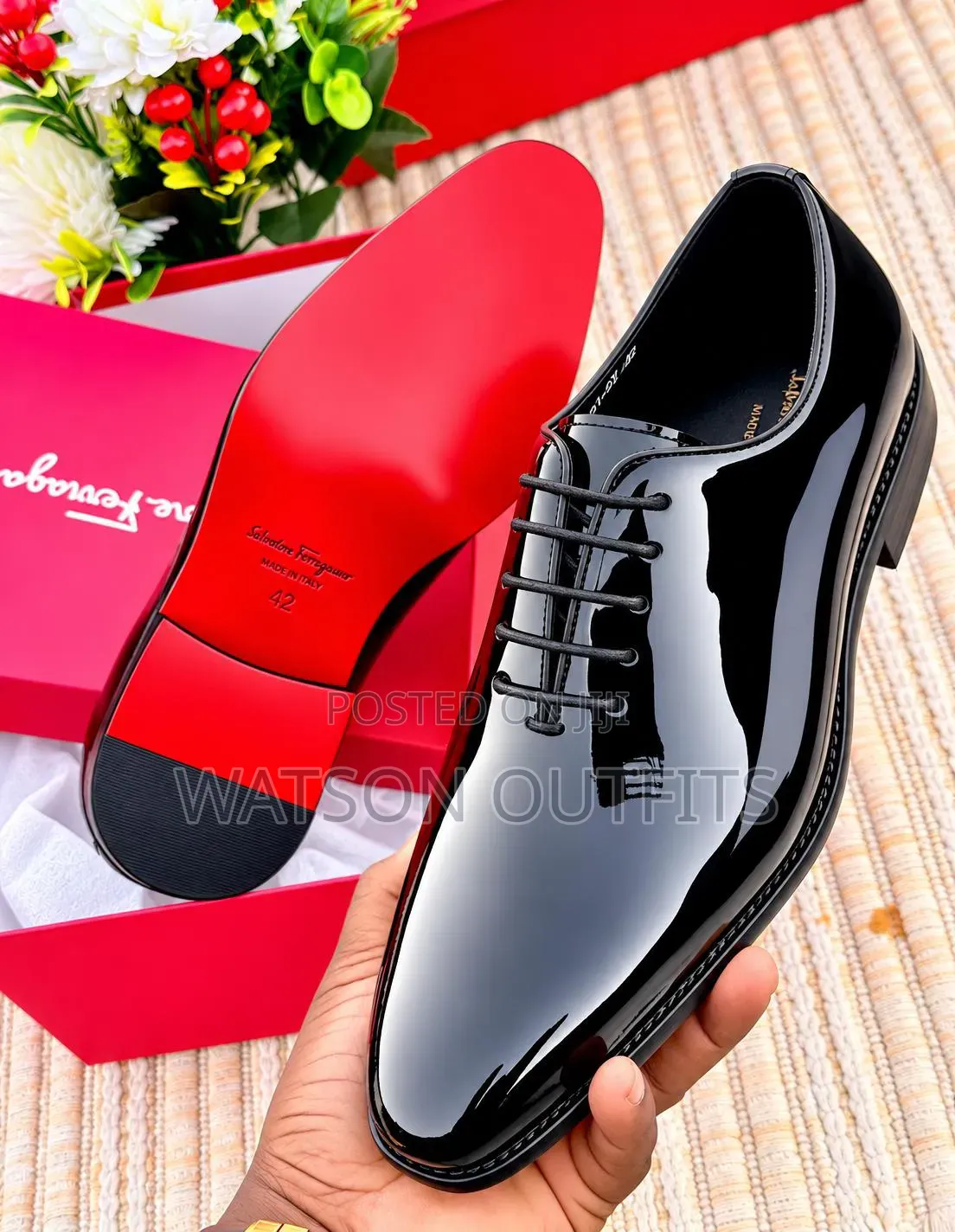 Salvatore Feragamo and DIOR Materials Design Men's Leather Shoes