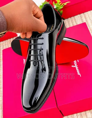 Salvatore Feragamo and DIOR Materials Design Men's Leather Shoes