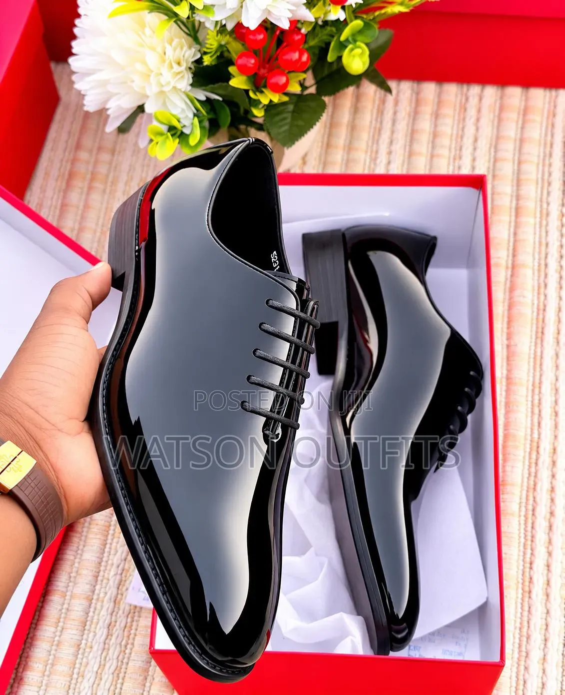 Salvatore Feragamo and DIOR Materials Design Men's Leather Shoes
