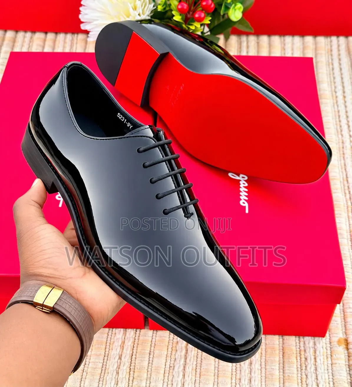 Salvatore Feragamo and DIOR Materials Design Men's Leather Shoes
