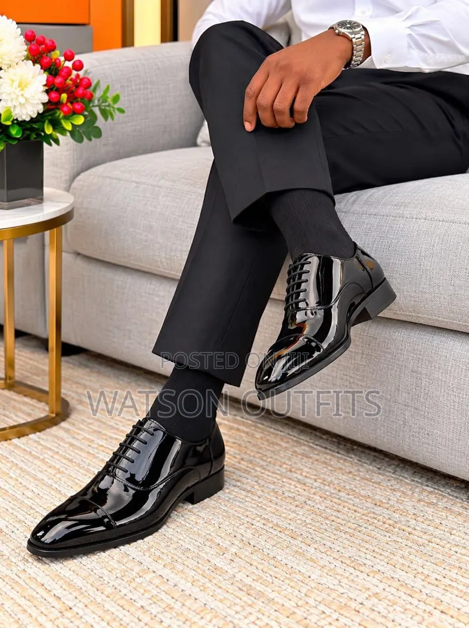 Salvatore Feragamo and DIOR Materials Design Men's Leather Shoes