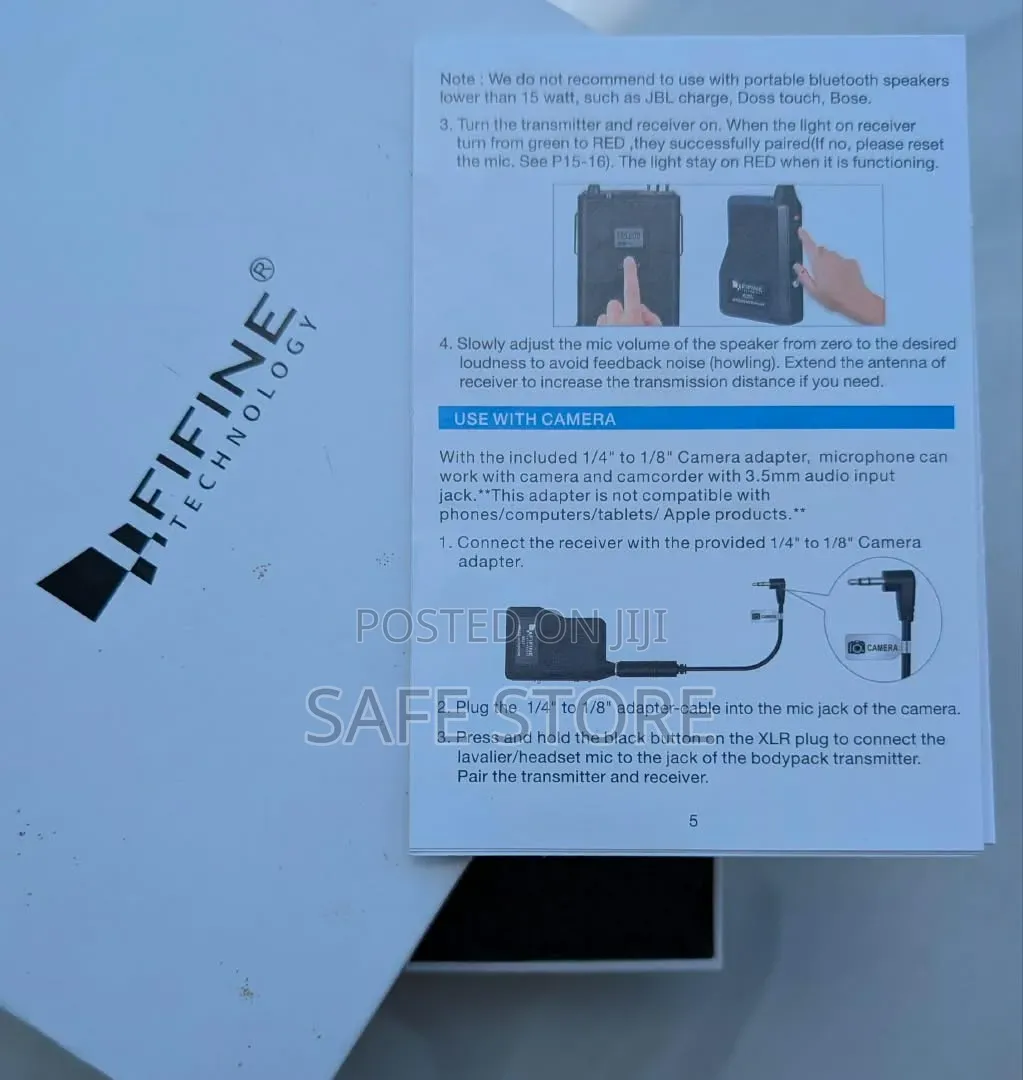 FIFINE K037B Wireless Microphone