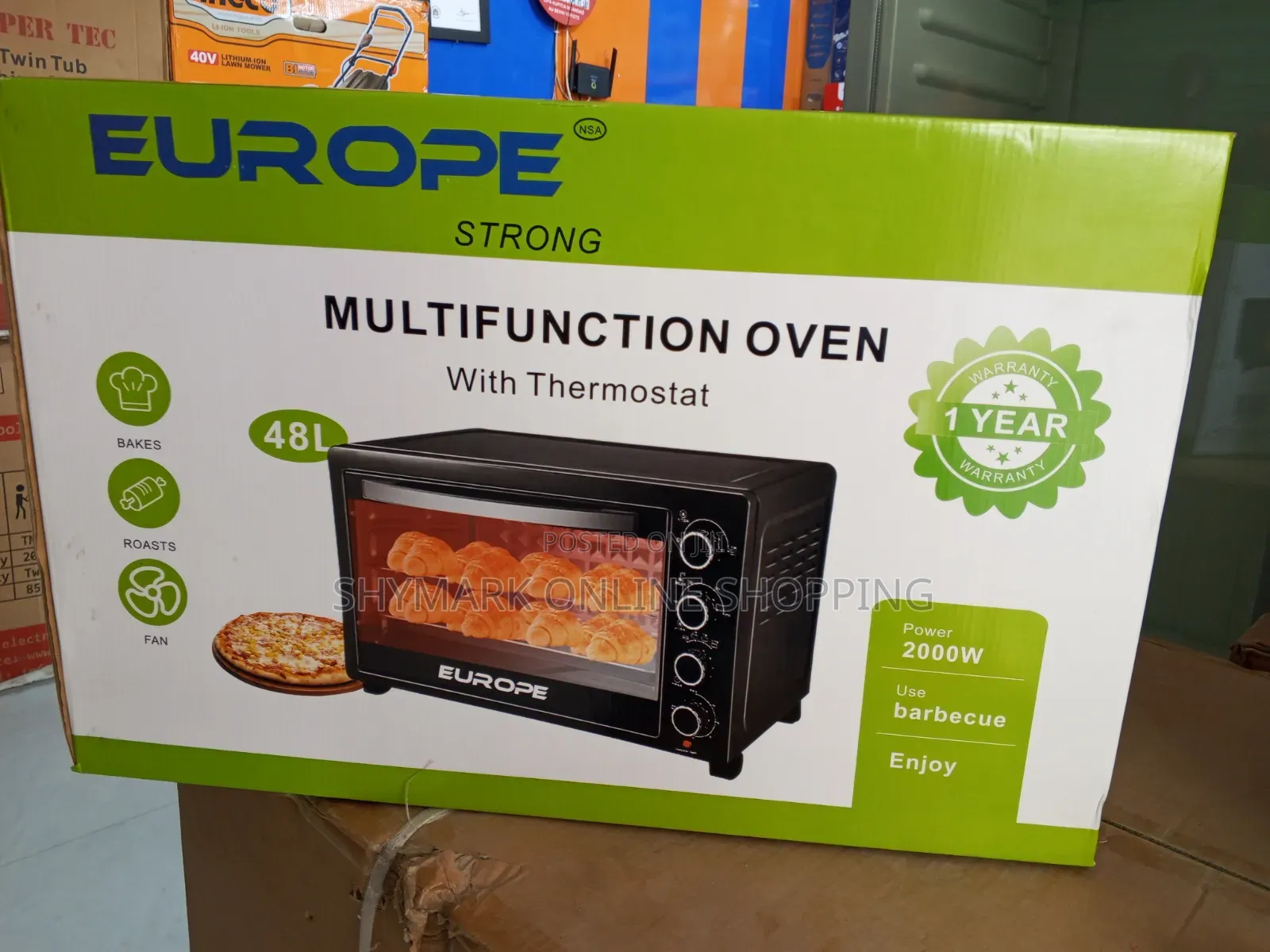 Europe Mult Function Oven 48L 4 Knobs