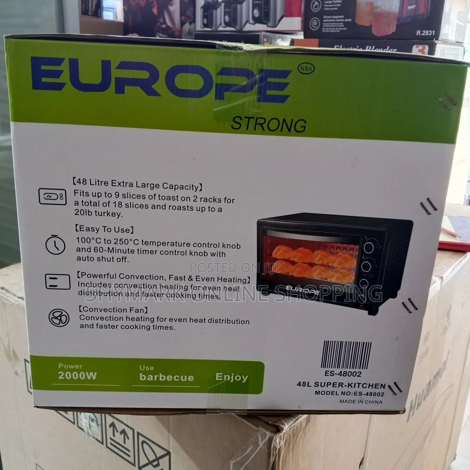 Europe Mult Function Oven 48L 4 Knobs
