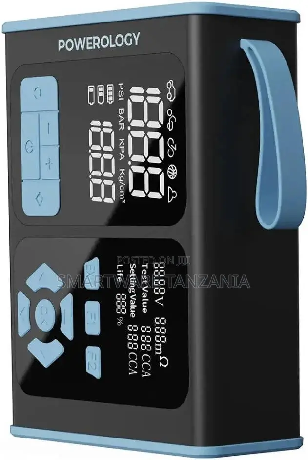 Powerology Car Emergency Solution, 1000A Jump Starter & OBD II Scan