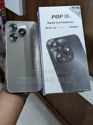 New Tecno Pop 10C 128 GB Black
