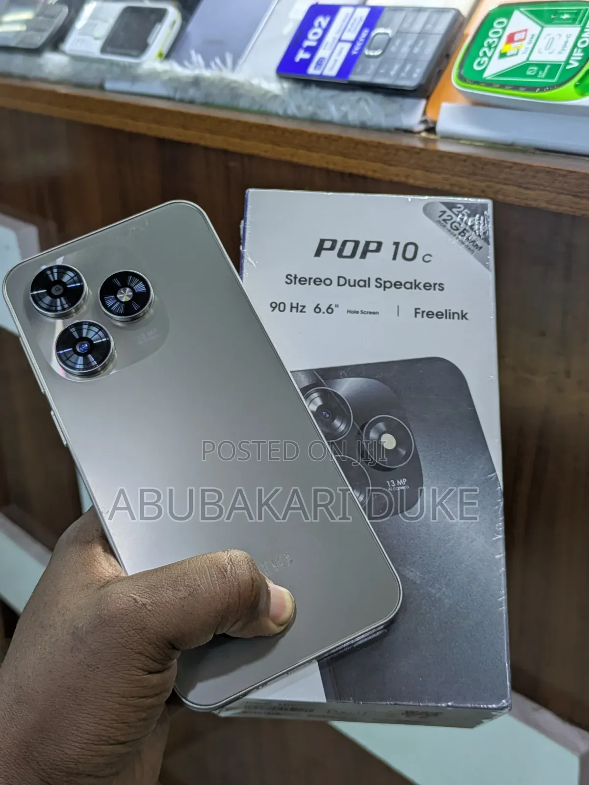 New Tecno Pop 10C 128 GB Black