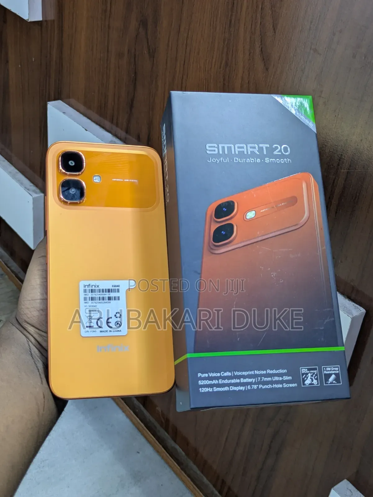 New Infinix Smart 20 128 GB Orange