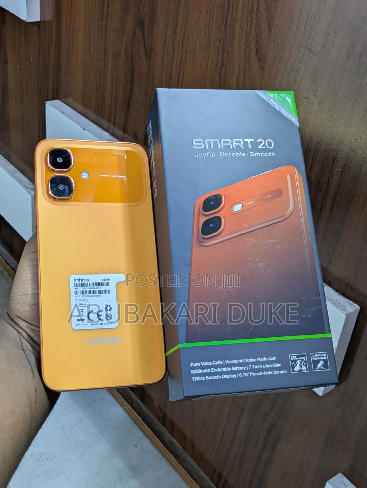 New Infinix Smart 20 128 GB Orange