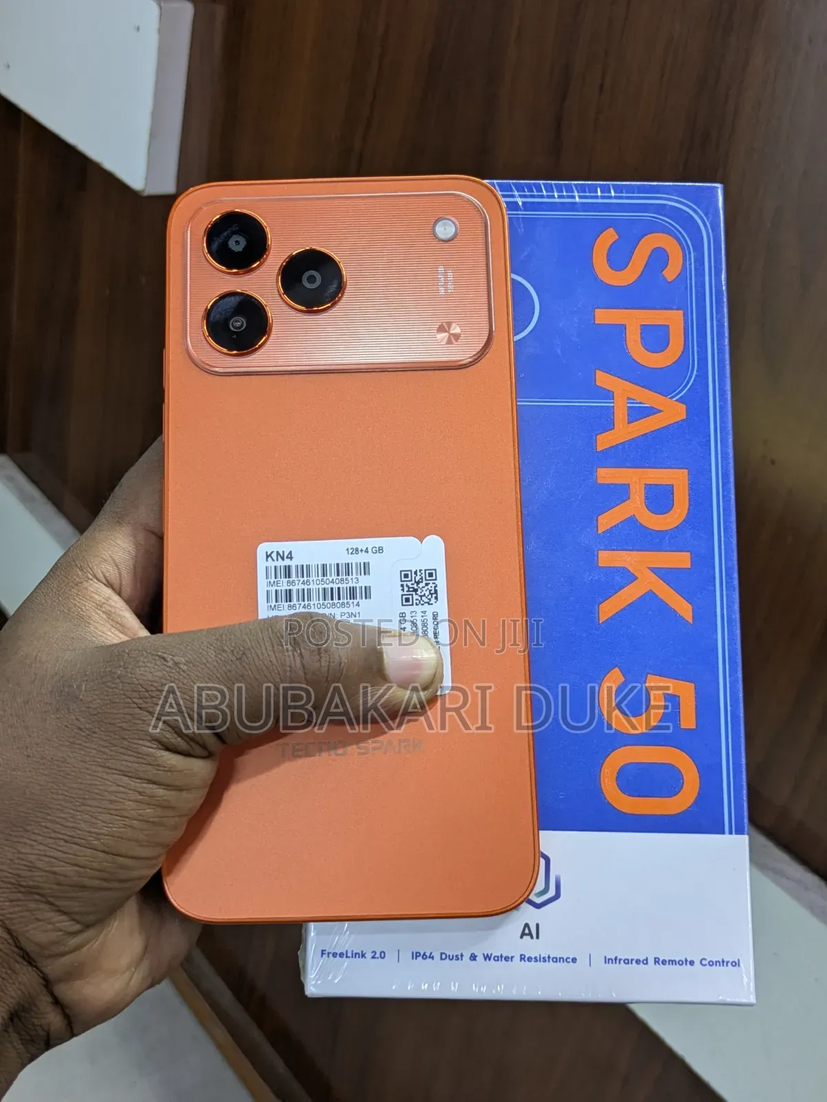 New Tecno Spark 50 128 GB Orange
