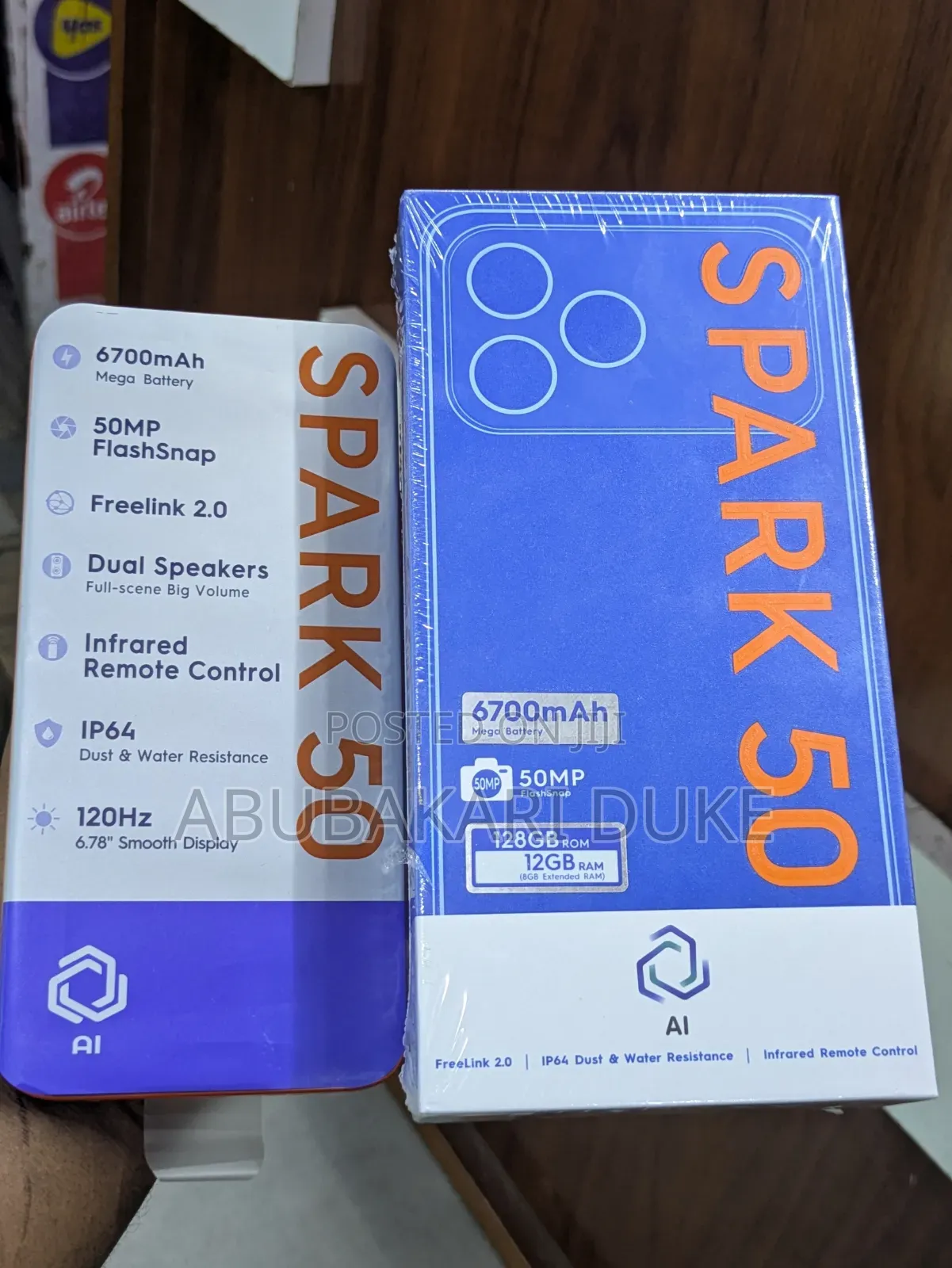 New Tecno Spark 50 128 GB Orange