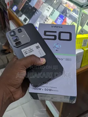New Infinix Note 50 Pro+ 256 GB Black