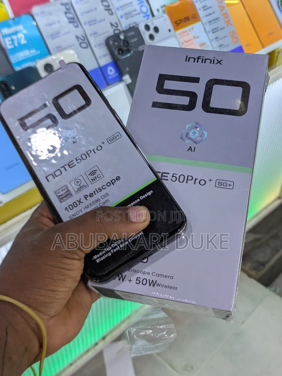 New Infinix Note 50 Pro+ 256 GB Black