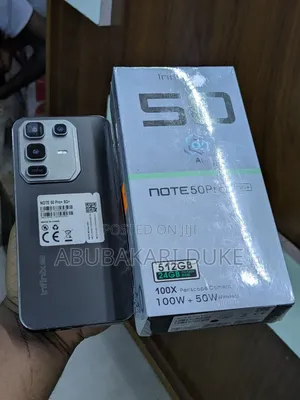 New Infinix Note 50 Pro+ 256 GB Black