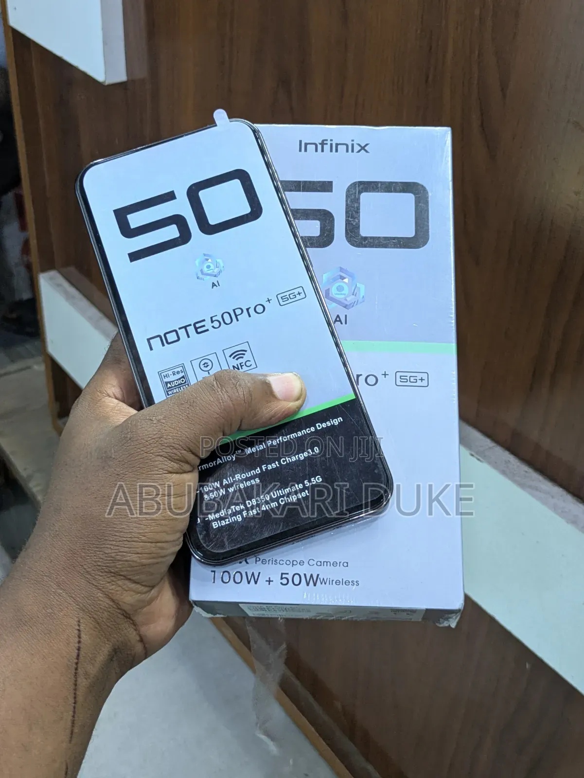 New Infinix Note 50 Pro+ 256 GB Black