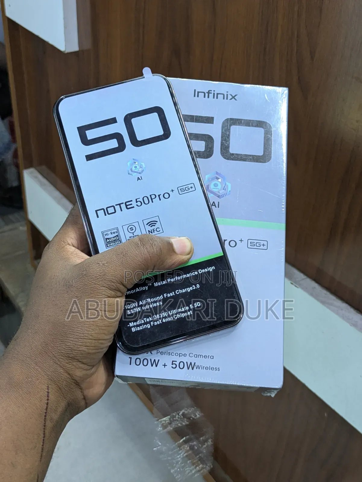 New Infinix Note 50 Pro+ 256 GB Black