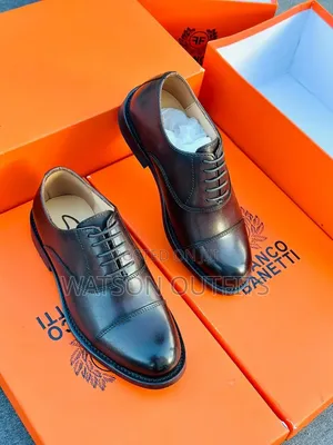 Shoes Official Za Watoto Boys or Men's Leather Materials
