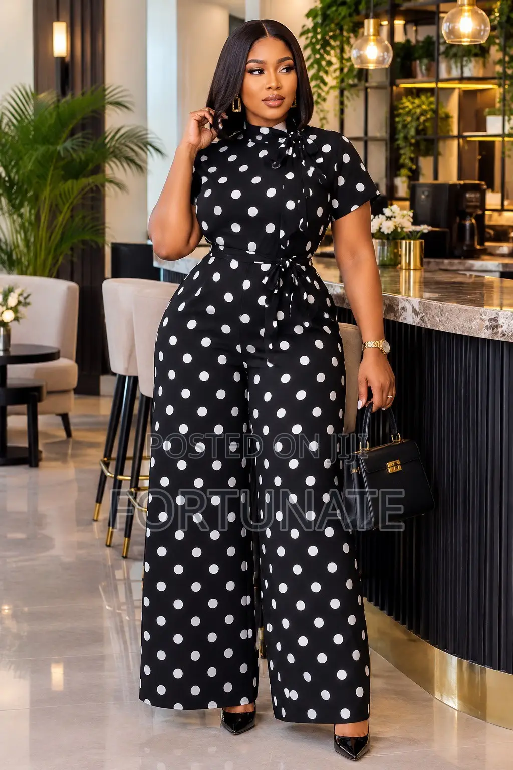 Heavy Shifon 2 PCS Polka Dots