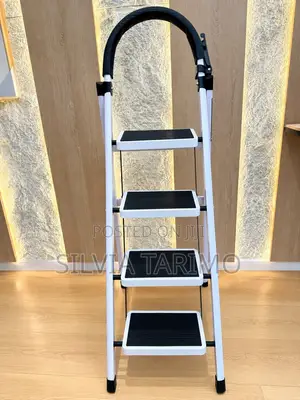 Folding Ladder With Safety Handrail