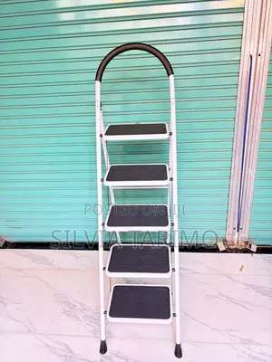 Folding Ladder With Safety Handrail