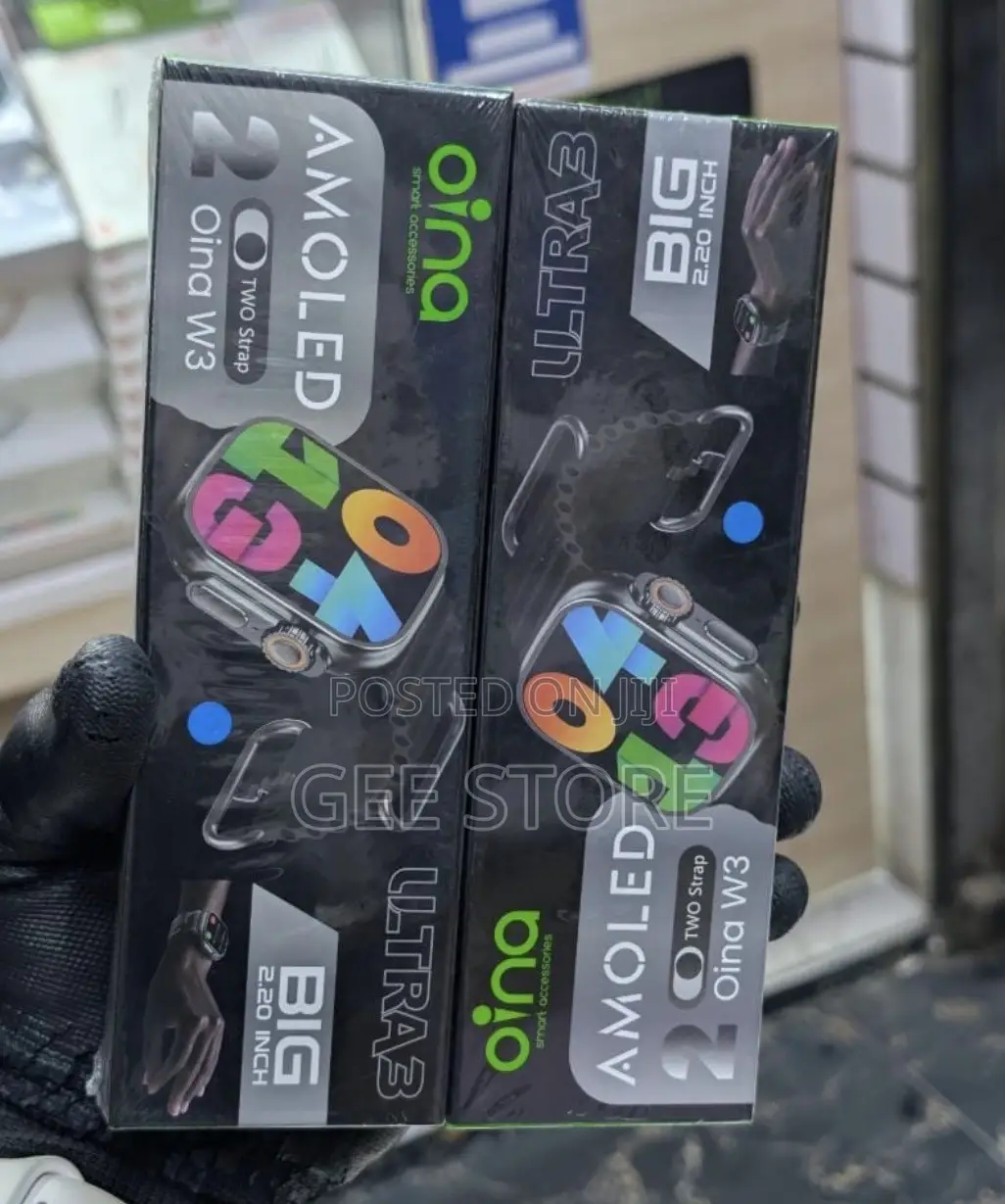 Oina W3 Ultra 3 AMOLED Smartwatches