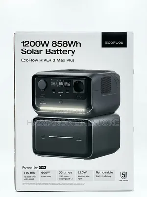 EcoFlow RIVER 3 Max Plus Portable Power Station (858Wh)