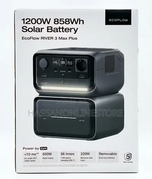 EcoFlow RIVER 3 Max Plus Portable Power Station (858Wh)