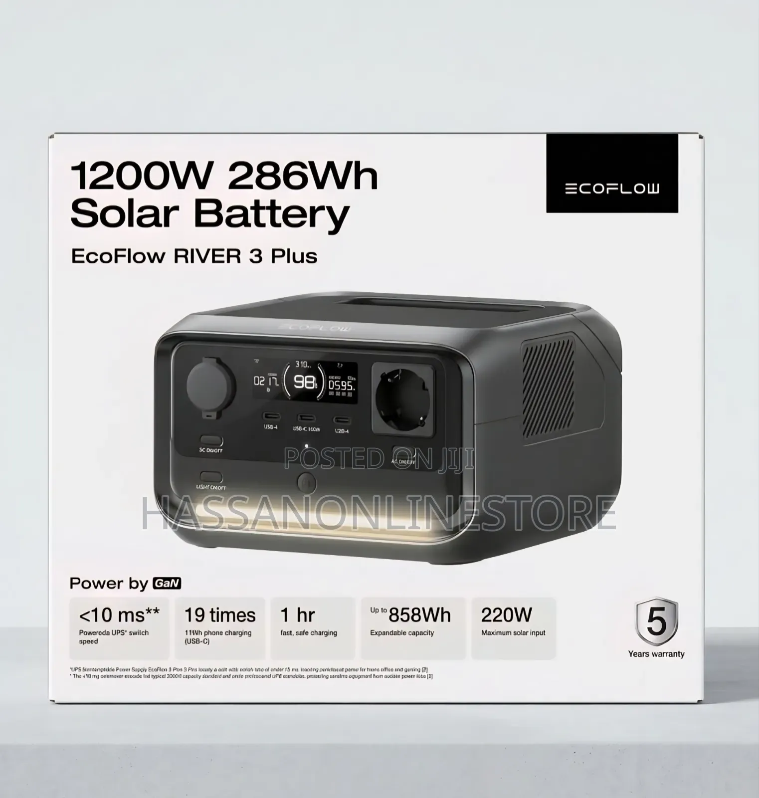EcoFlow RIVER 3 Plus Portable Power Station