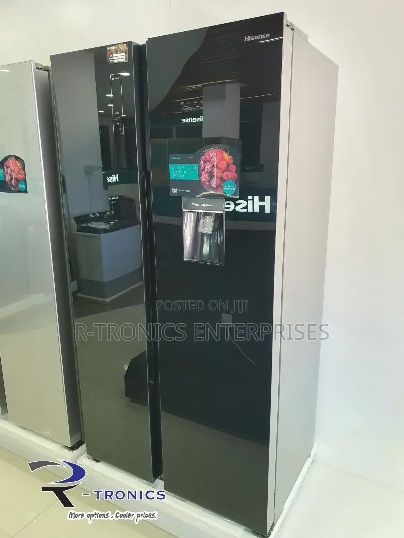 Hisense Mirror Finish Side by Side Door No Frost Fridge