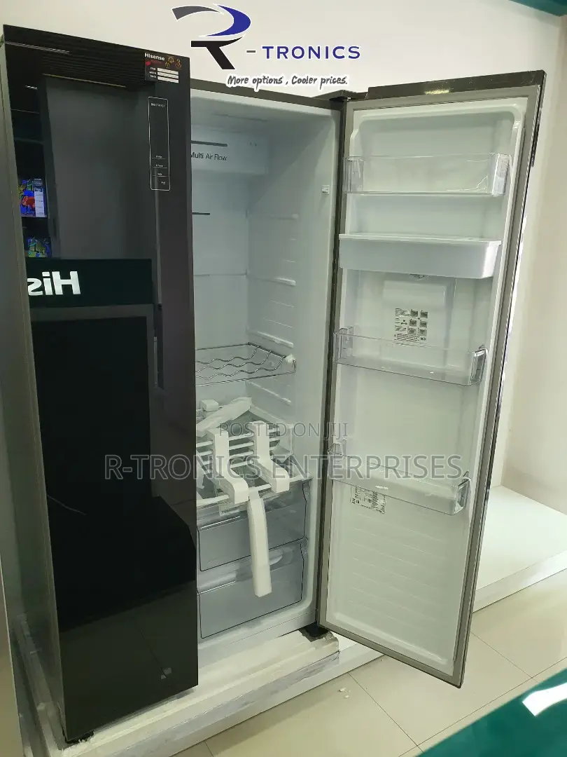 Hisense Mirror Finish Side by Side Door No Frost Fridge