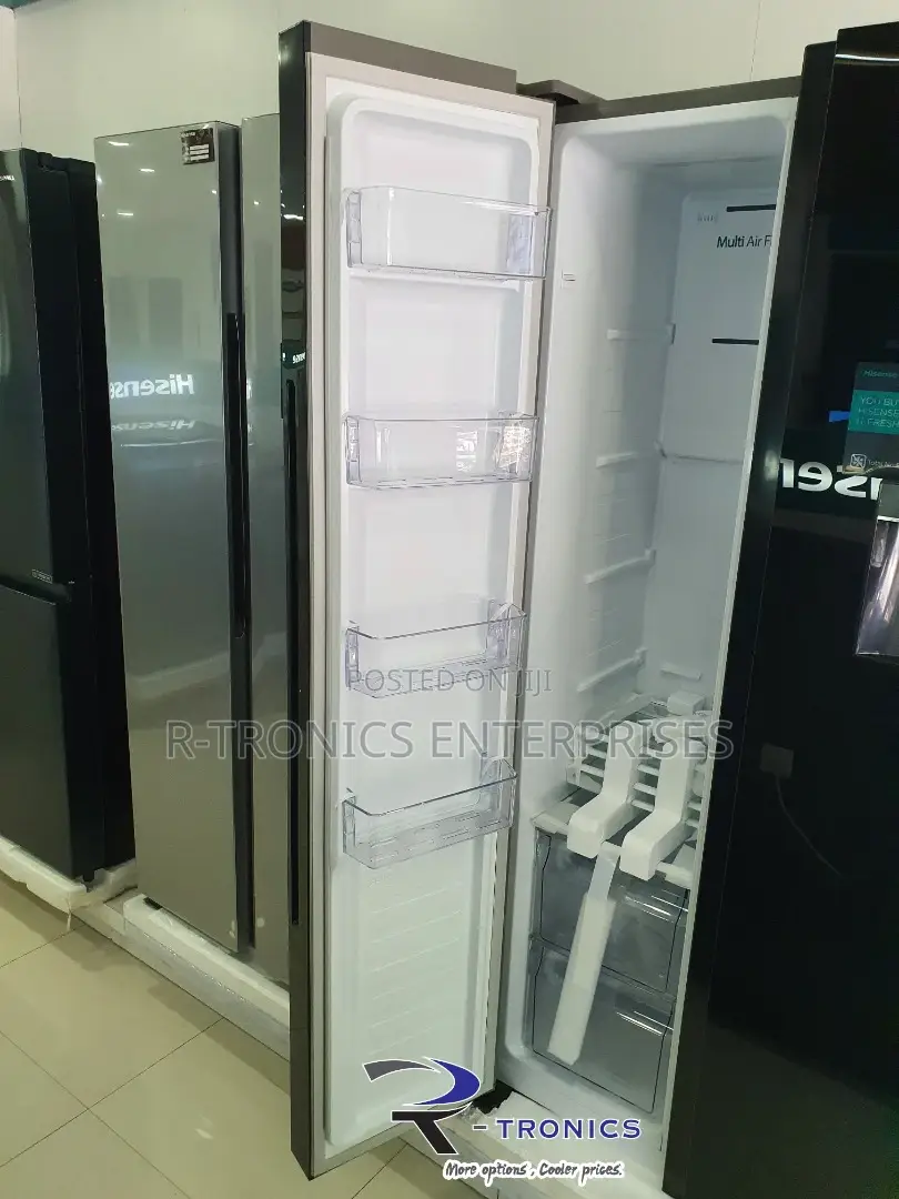 Hisense Mirror Finish Side by Side Door No Frost Fridge