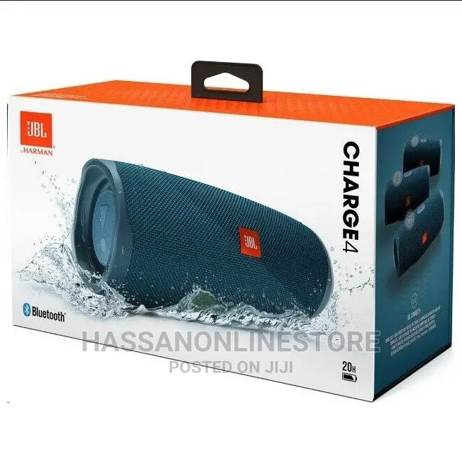 JBL Charge 4 Portable Bluetooth Speaker - Blue