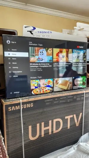 Samsung 75” Ru7100 Flat Smart 4K Uhd TV