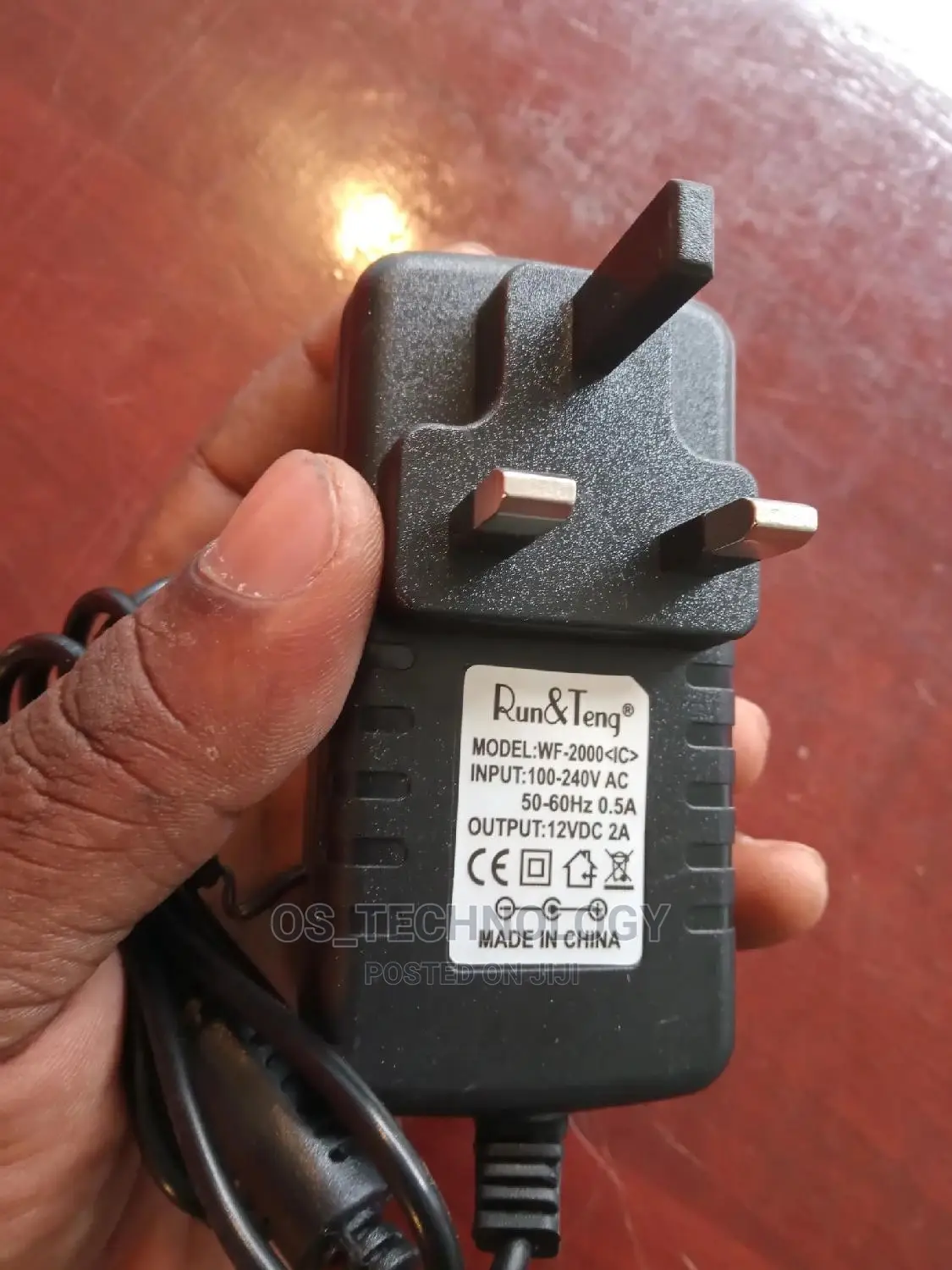 New Adapter DC 12V 2A.