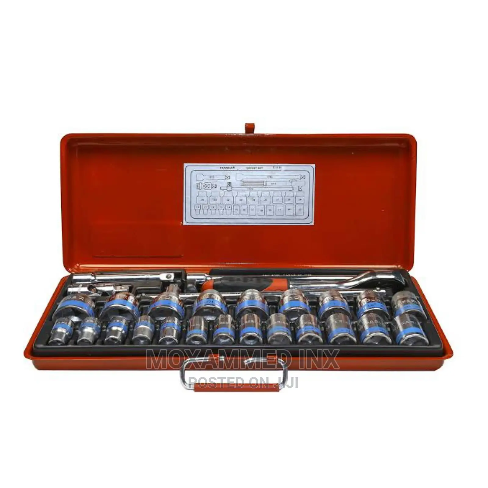 Taparia S11m/S11h 1/2-Inch Square Drive Socket Set