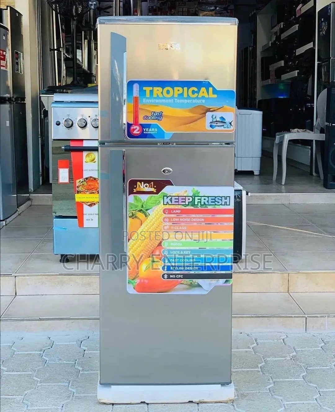 Boss Fridge BS 145 SS 145 Litres FAST COOLING FREEZING