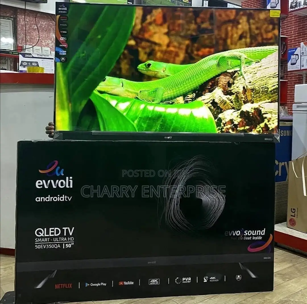 EVVOL QLED TV With Sound Bar