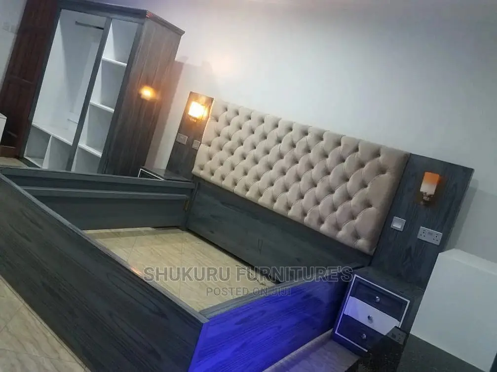 Classic Bed and Bedside