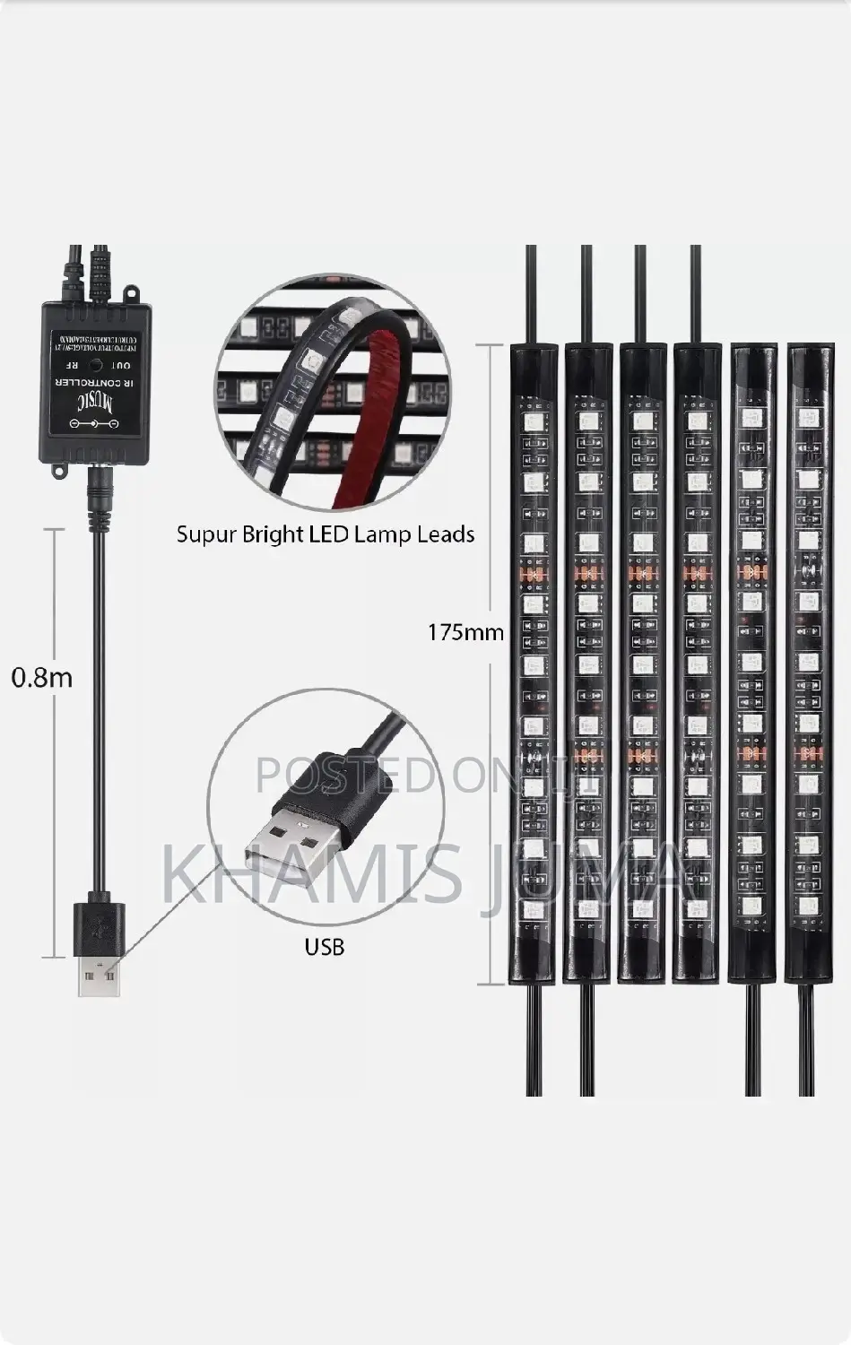 Light Led 6x Strip Interior
