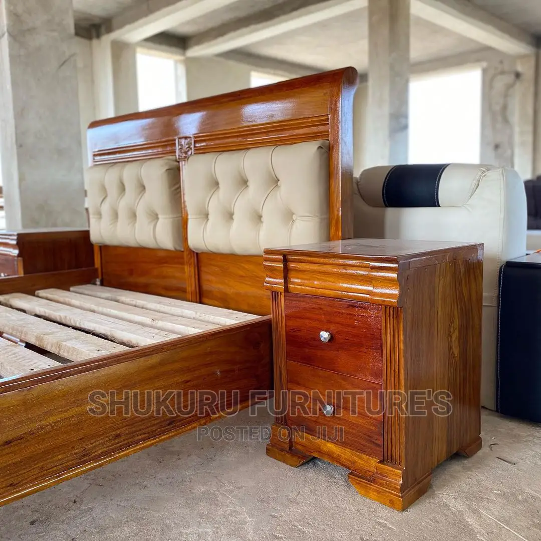 Mninga Mkongo Bedframe and Bedside
