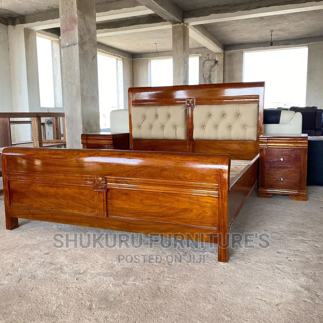 Mninga Mkongo Bedframe and Bedside