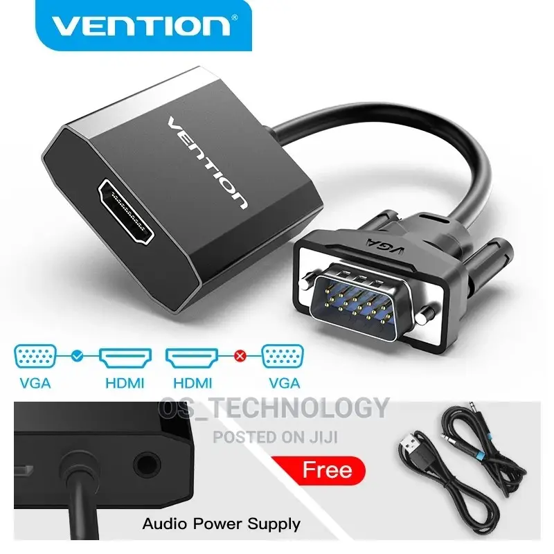 New Original High Quality VGA to HDMI Converter