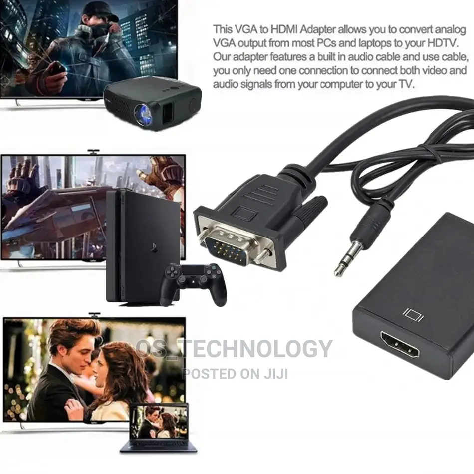 New Original High Quality VGA to HDMI Converter