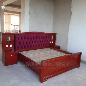 Mbao Ngumu Bedside and Bedframe