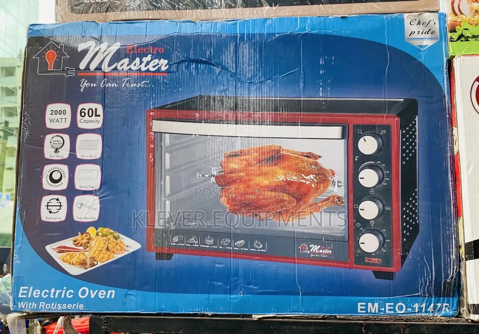 60litres Electro Master Oven