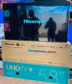 Hisence Uhd TV Frameless 58 Inches