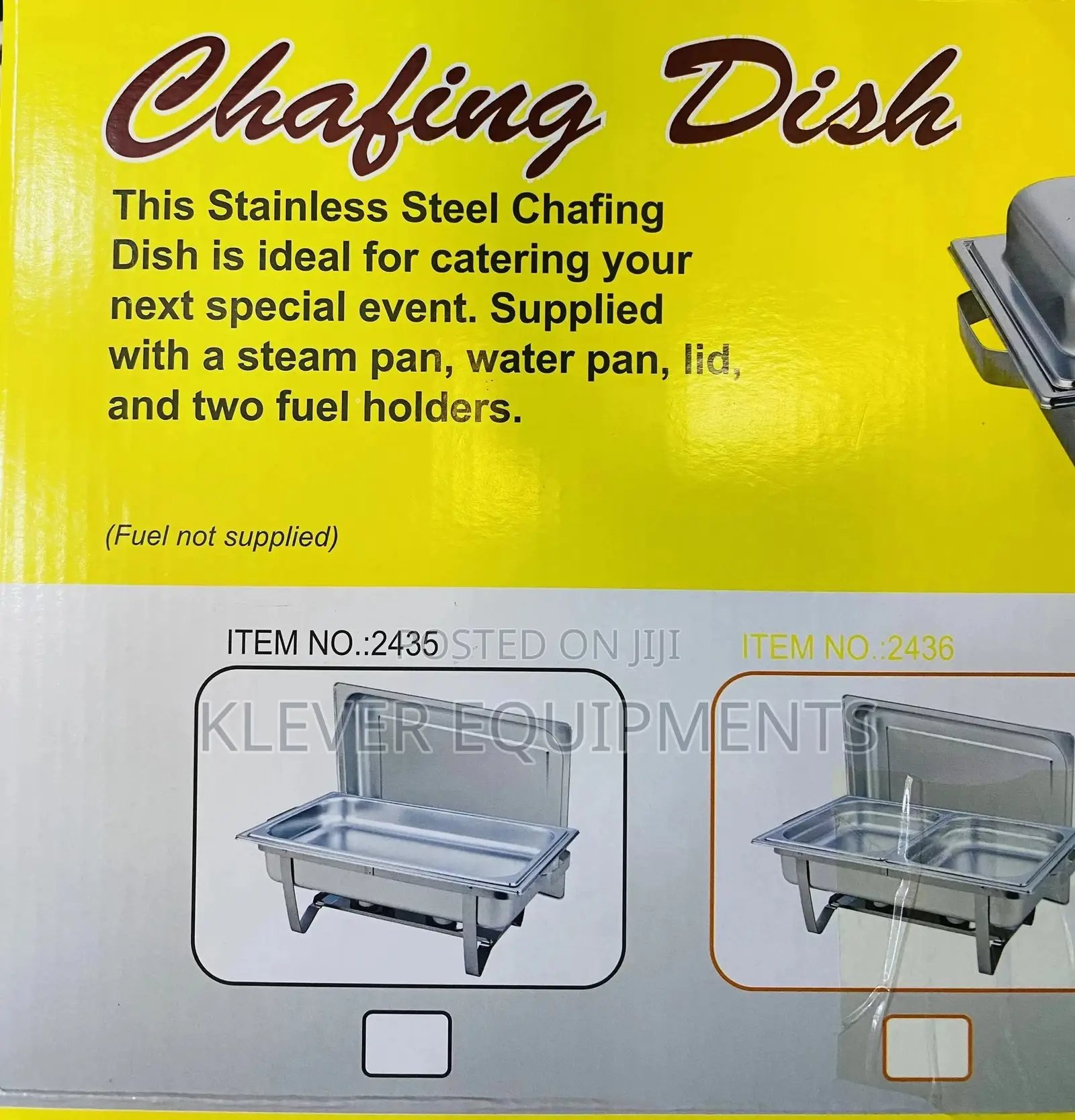 Food Chafing Dish Double