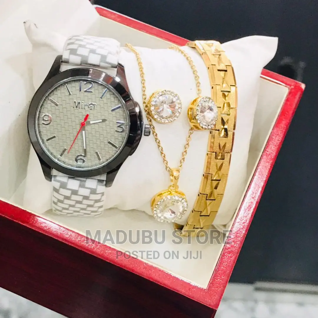Set of Watch+ Bracelet+ Earrings